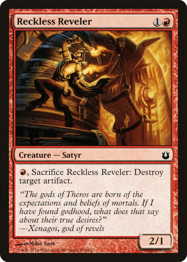 Image of Reckless Reveler [Born of the Gods]