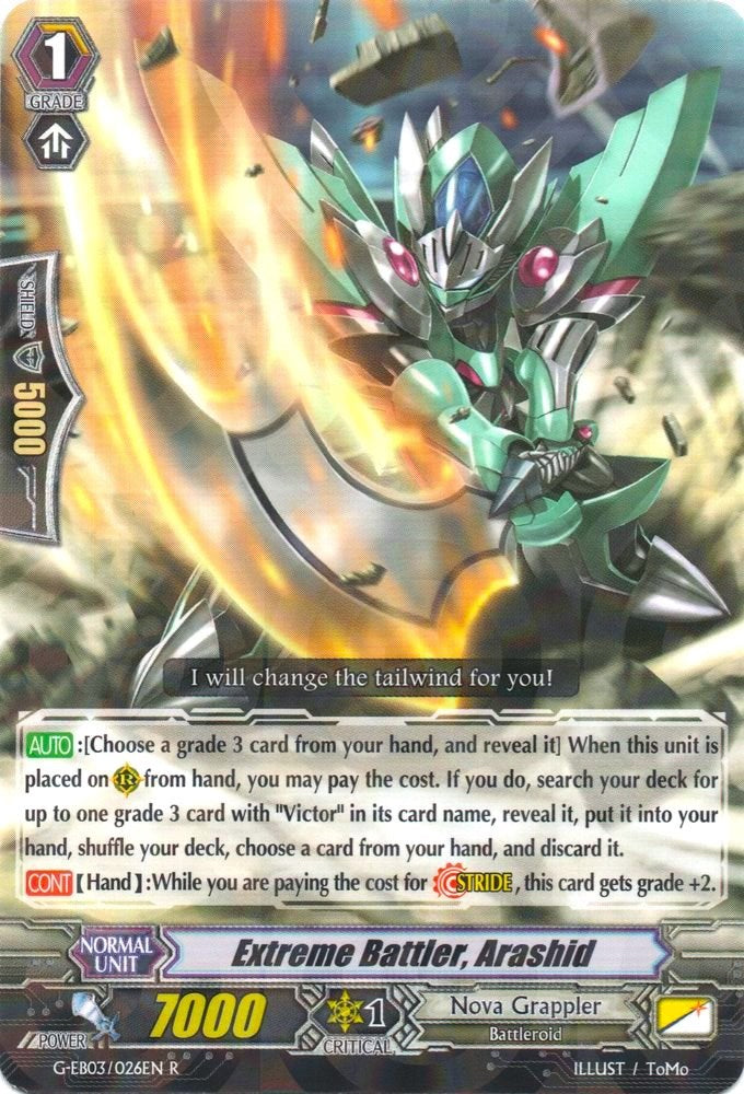 Image of Extreme Battler, Arashid (G-EB03/026EN) [The GALAXY STAR GATE]