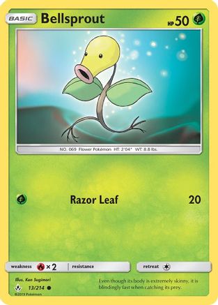 Image of Bellsprout (13/214) [Sun & Moon: Unbroken Bonds]