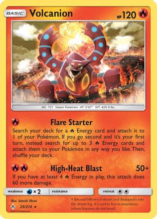 Image of Volcanion (25/214) [Sun & Moon: Unbroken Bonds]