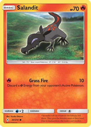 Image of Salandit (30/214) [Sun & Moon: Unbroken Bonds]
