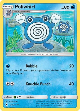 Image of Poliwhirl (38/214) [Sun & Moon: Unbroken Bonds]