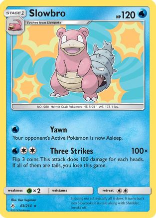 Image of Slowbro (43/214) [Sun & Moon: Unbroken Bonds]