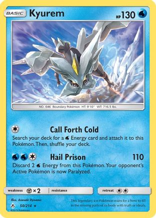 Image of Kyurem (50/214) [Sun & Moon: Unbroken Bonds]