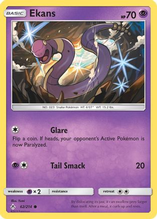 Image of Ekans (62/214) [Sun & Moon: Unbroken Bonds]