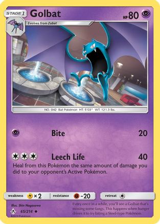 Image of Golbat (65/214) [Sun & Moon: Unbroken Bonds]