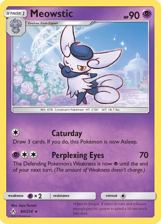 Image of Meowstic (80/214) [Sun & Moon: Unbroken Bonds]