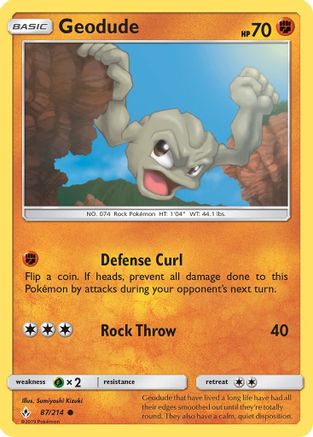Image of Geodude (87/214) [Sun & Moon: Unbroken Bonds]
