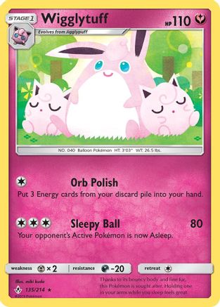 Image of Wigglytuff (135/214) [Sun & Moon: Unbroken Bonds]