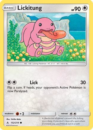 Image of Lickitung (152/214) [Sun & Moon: Unbroken Bonds]
