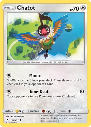 Image of Chatot (162/214) [Sun & Moon: Unbroken Bonds]