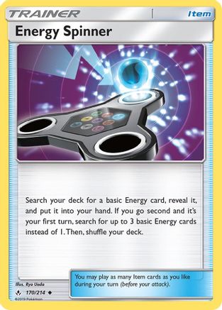 Image of Energy Spinner (170/214) [Sun & Moon: Unbroken Bonds]