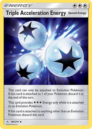 Image of Triple Acceleration Energy (190/214) [Sun & Moon: Unbroken Bonds]