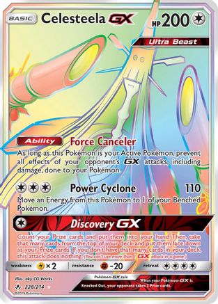 Image of Celesteela GX (228/214) [Sun & Moon: Unbroken Bonds]