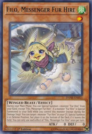 Image of Filo, Messenger Fur Hire [DANE-EN015] Rare