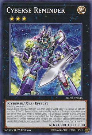 Image of Cyberse Reminder [DANE-EN040] Common