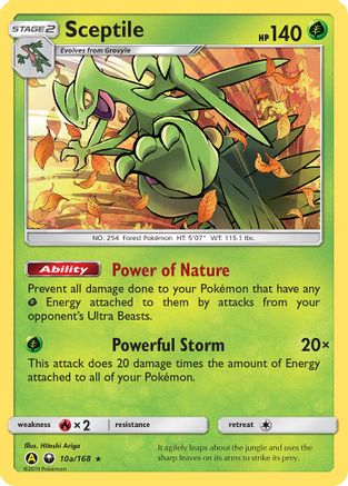 Image of Sceptile (10a/168) [Alternate Art Promos]