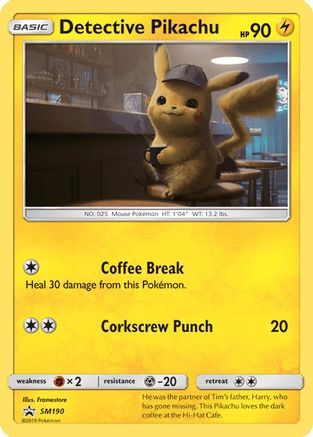 Image of Detective Pikachu (SM190) [Sun & Moon: Black Star Promos]