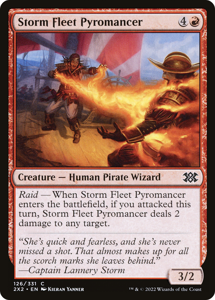 Image of Storm Fleet Pyromancer [Double Masters 2022]