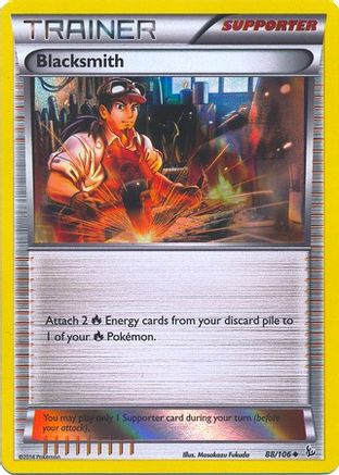 Image of Blacksmith (88/106) (Sheen Holo Pyroar Collection Exclusive) [XY: Flashfire]