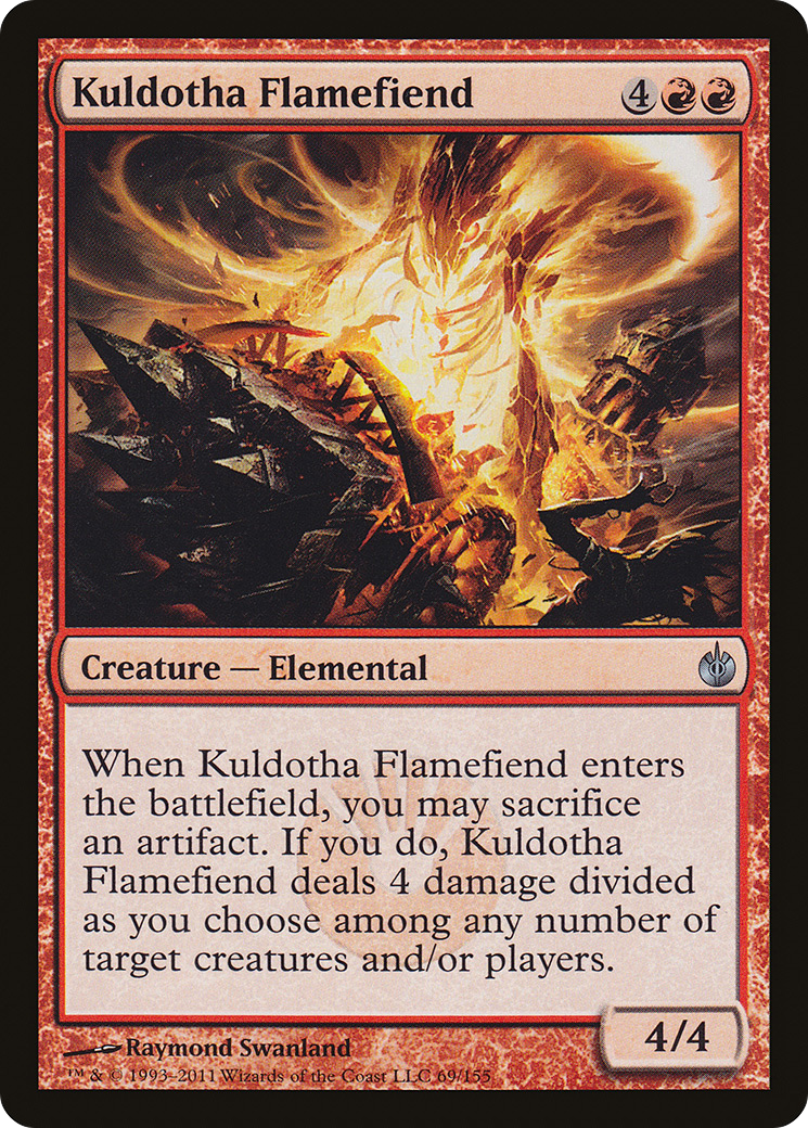 Image of Kuldotha Flamefiend [Mirrodin Besieged]