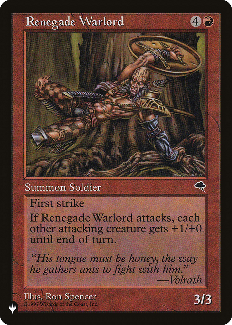 Image of Renegade Warlord [The List]