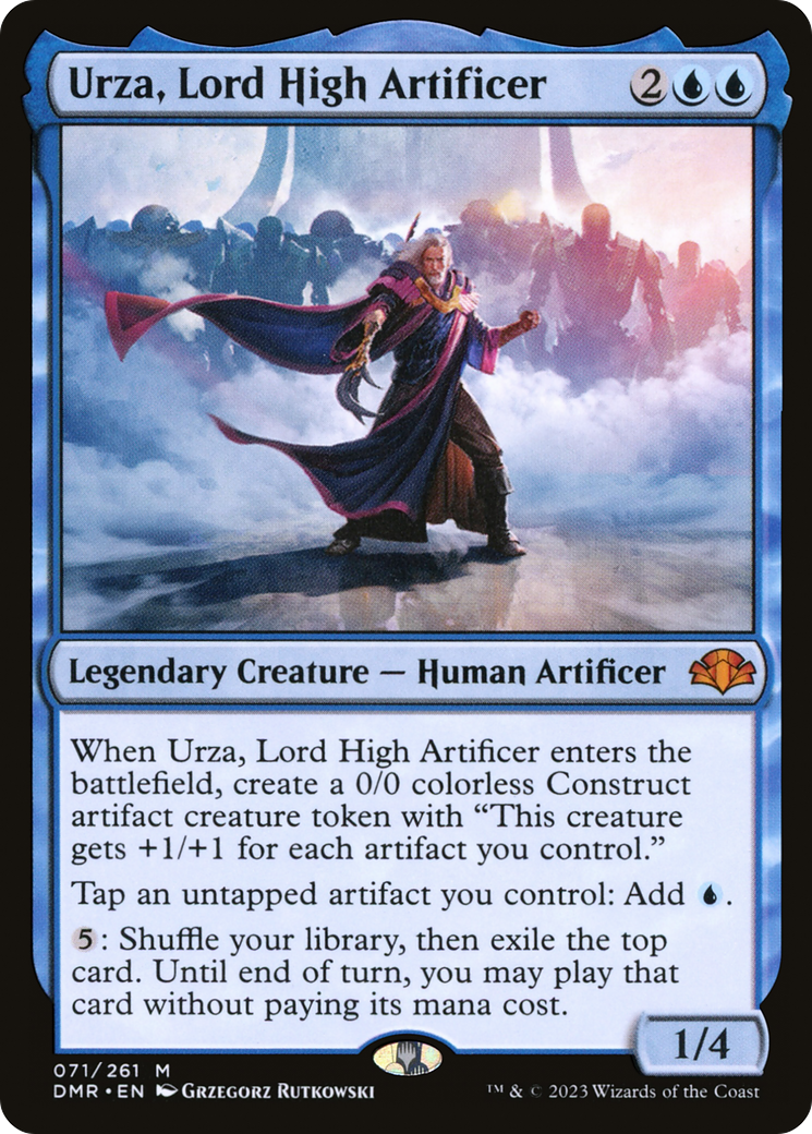 Image of Urza, Lord High Artificer [Dominaria Remastered]