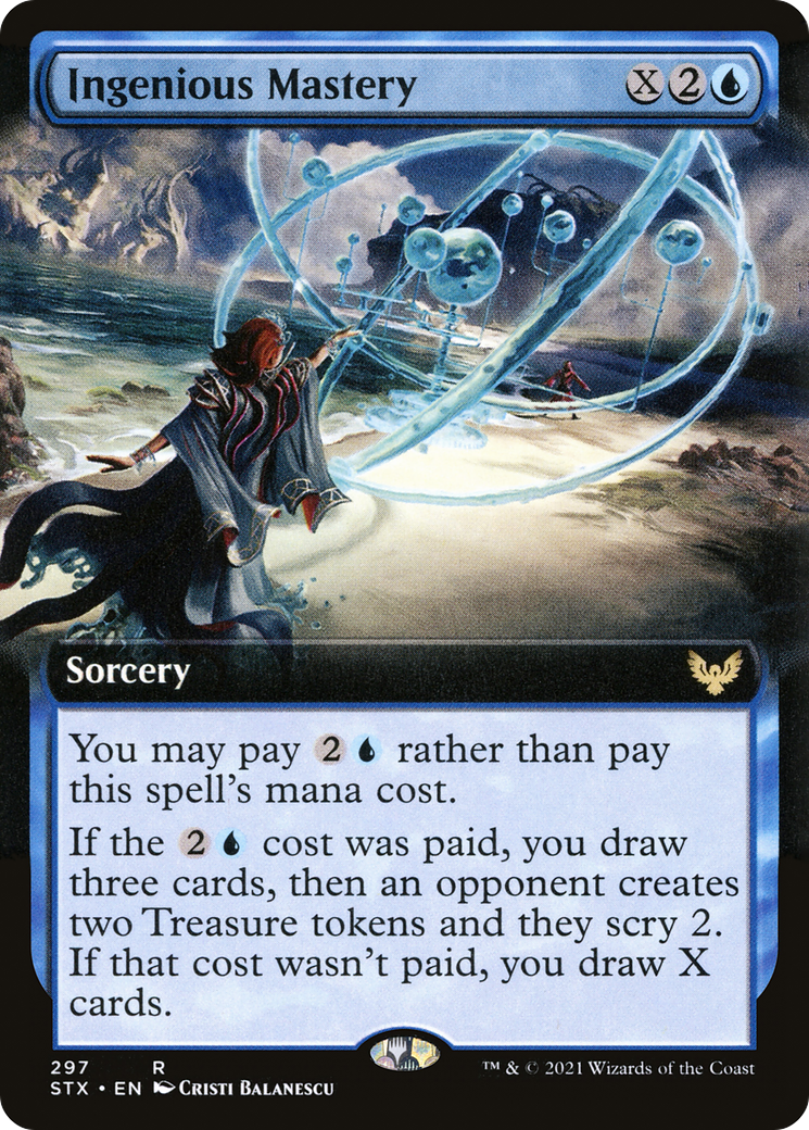 Image of Ingenious Mastery (Extended Art) [Strixhaven: School of Mages]