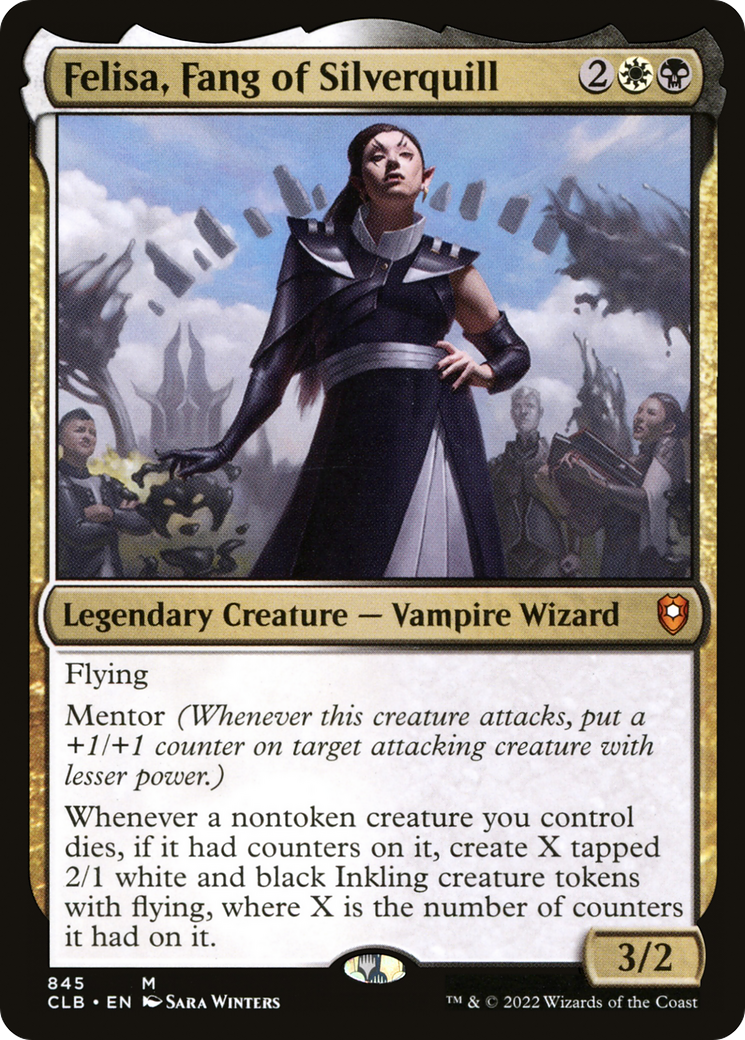Image of Felisa, Fang of Silverquill [Commander Legends: Battle for Baldur's Gate]