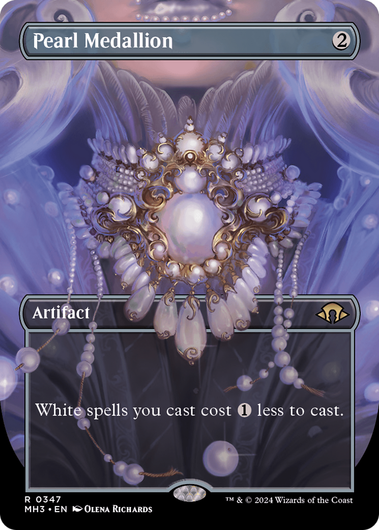 Image of Pearl Medallion (Borderless) [Modern Horizons 3]