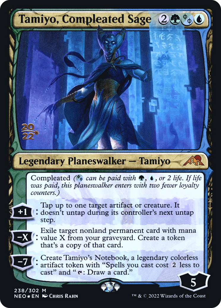 Image of Tamiyo, Compleated Sage [Kamigawa: Neon Dynasty Prerelease Promos]