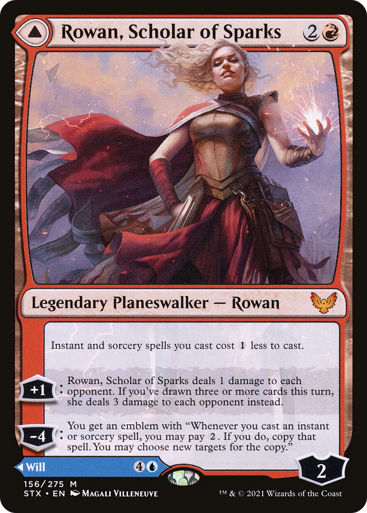 Image of Rowan, Scholar of Sparks // Will, Scholar of Frost [Strixhaven: School of Mages]