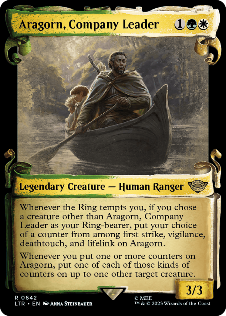 Image of Aragorn, Company Leader [The Lord of the Rings: Tales of Middle-Earth Showcase Scrolls]