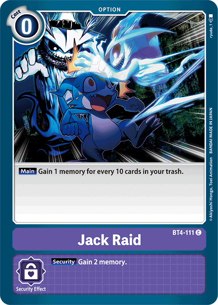 Image of Jack Raid [BT4-111] [Great Legend]