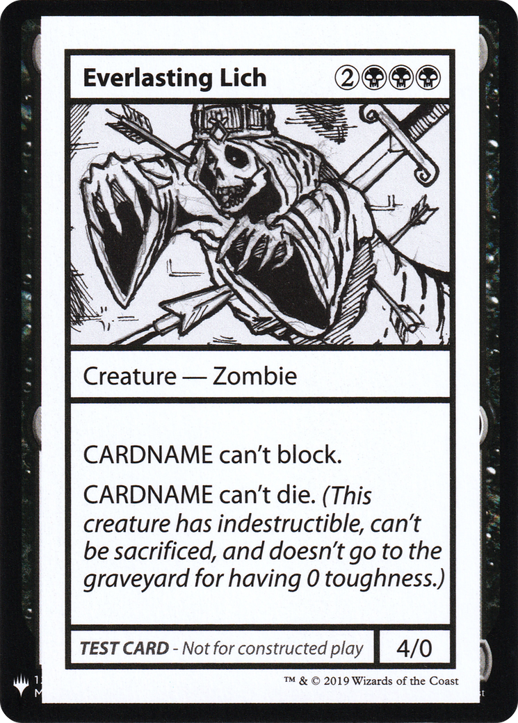 Image of Everlasting Lich [Mystery Booster Playtest Cards]