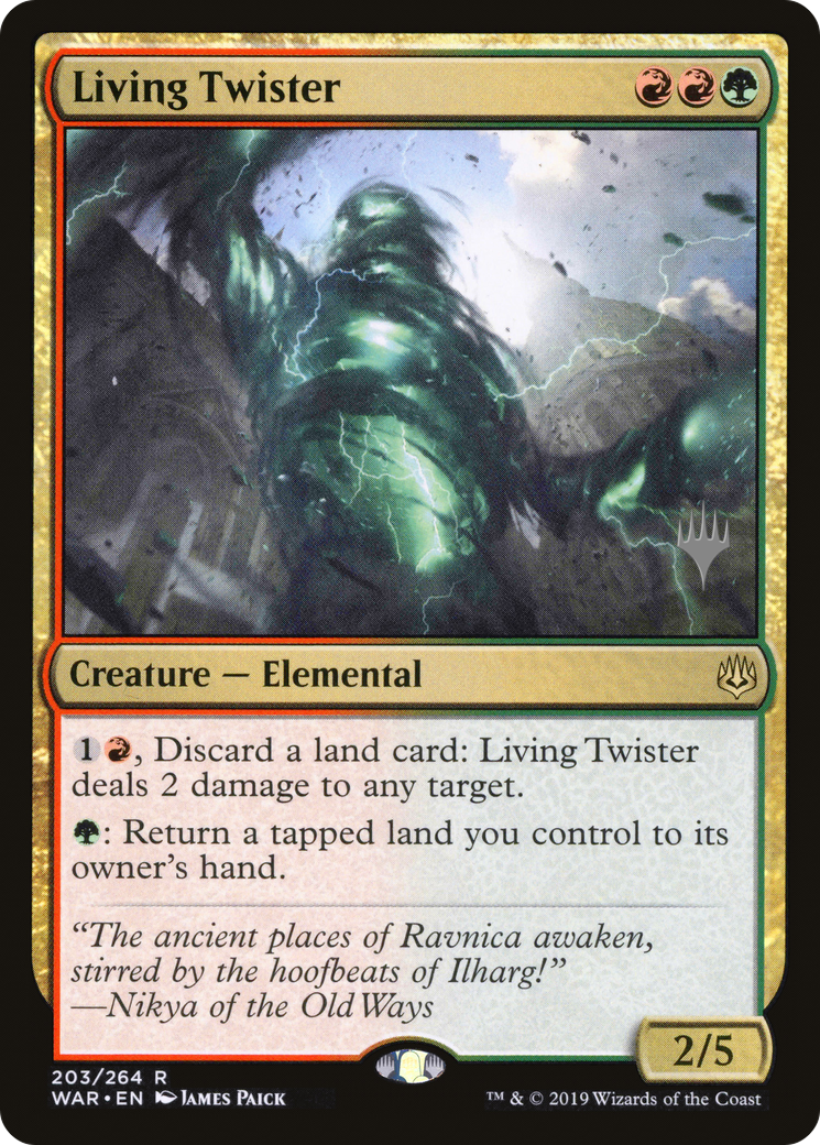 Image of Living Twister (Promo Pack) [War of the Spark Promos]