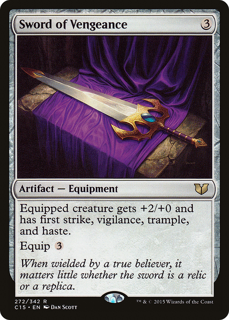 Image of Sword of Vengeance [Commander 2015]