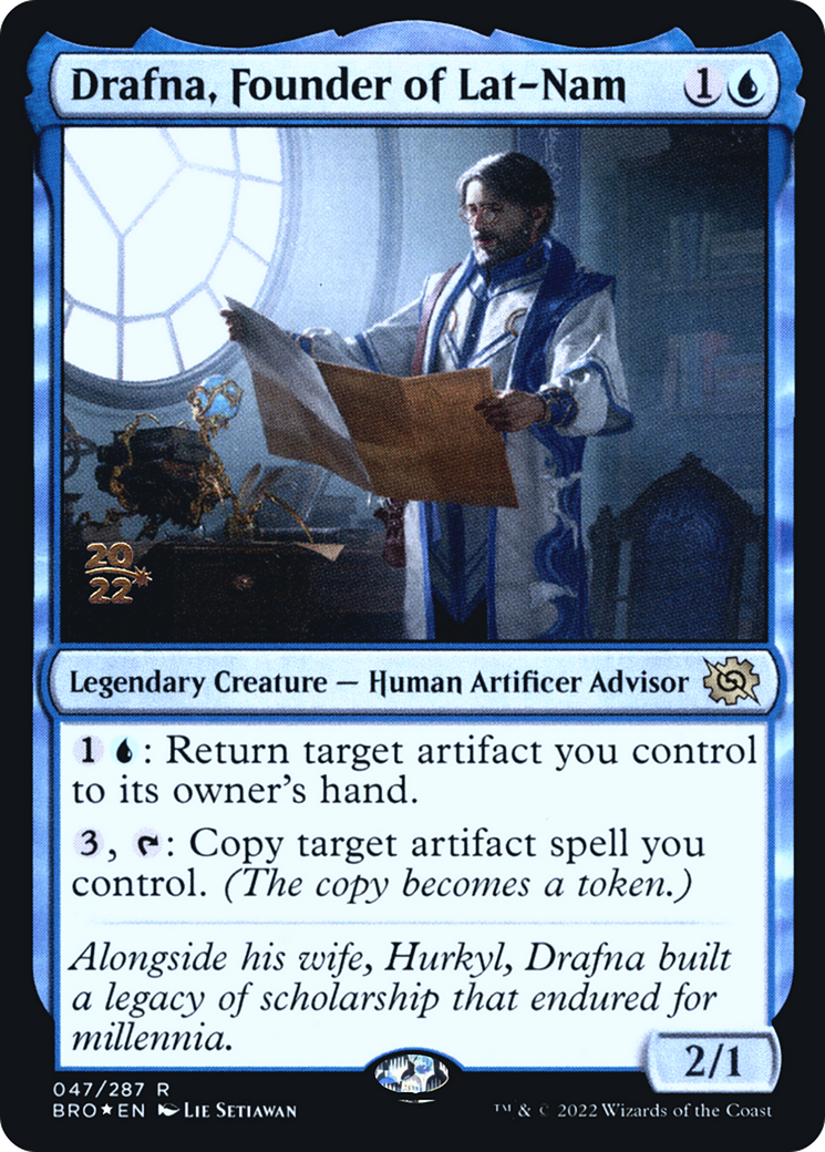 Image of Drafna, Founder of Lat-Nam [The Brothers' War Prerelease Promos]
