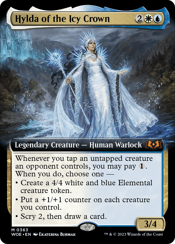 Image of Hylda of the Icy Crown (Extended Art) [Wilds of Eldraine]