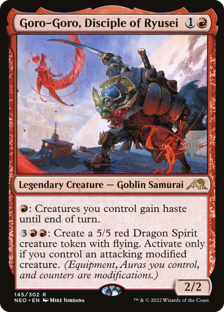 Image of Goro-Goro, Disciple of Ryusei (Promo Pack) [Kamigawa: Neon Dynasty Promos]