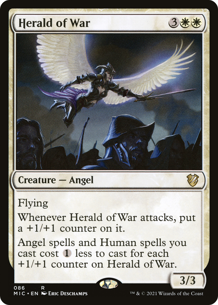 Image of Herald of War [Innistrad: Midnight Hunt Commander]