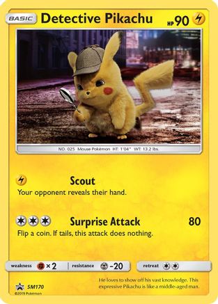 Image of Detective Pikachu (SM170) [Sun & Moon: Black Star Promos]