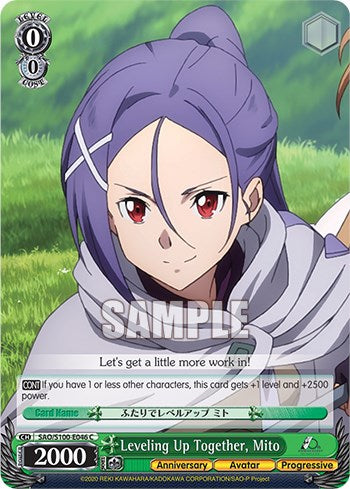 Image of Leveling Up Together, Mito [Sword Art Online Animation 10th Anniversary]