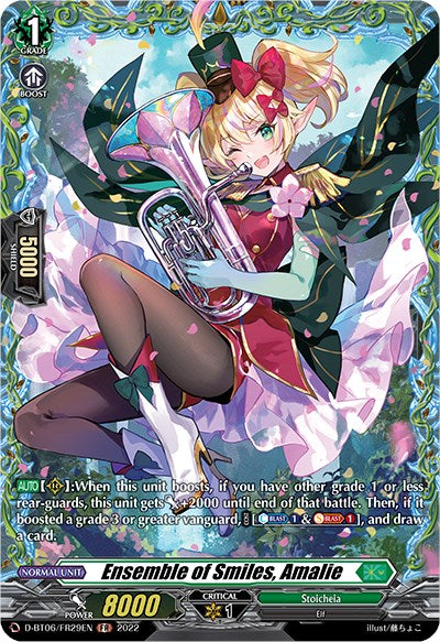 Image of Ensemble of Smiles, Amalie (D-BT06/FR29EN) [Blazing Dragon Reborn]
