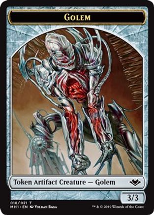 Image of Golem Token [Modern Horizons Tokens]