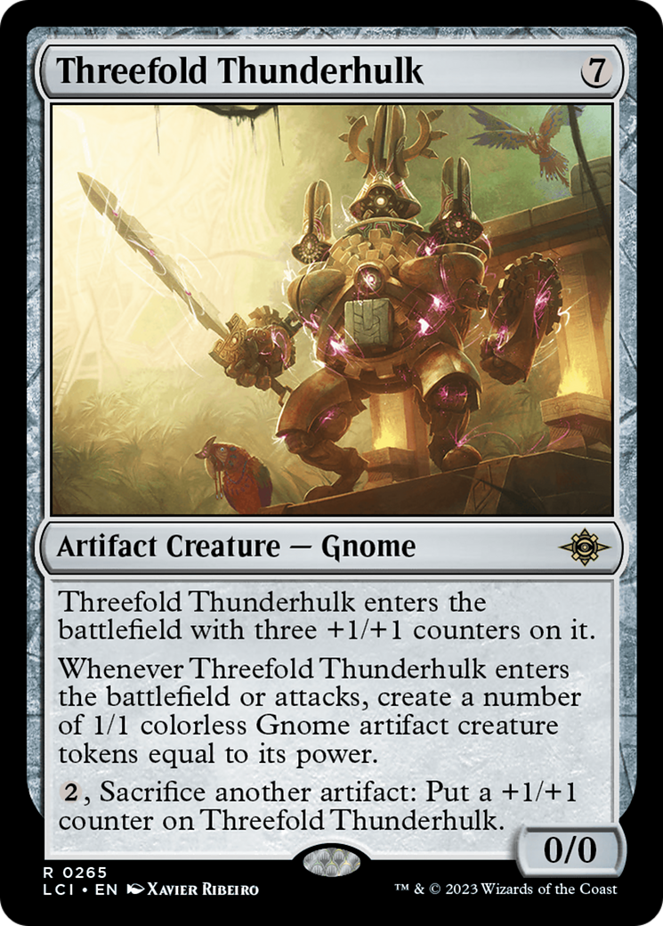 Image of Threefold Thunderhulk [The Lost Caverns of Ixalan]