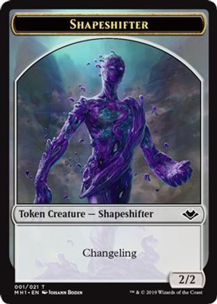 Image of Shapeshifter (001) // Squirrel (015) Double-Sided Token [Modern Horizons Tokens]