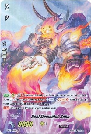 Heat Elemental, Bobo (Premium Collection 2019) (PROMO CARDS)