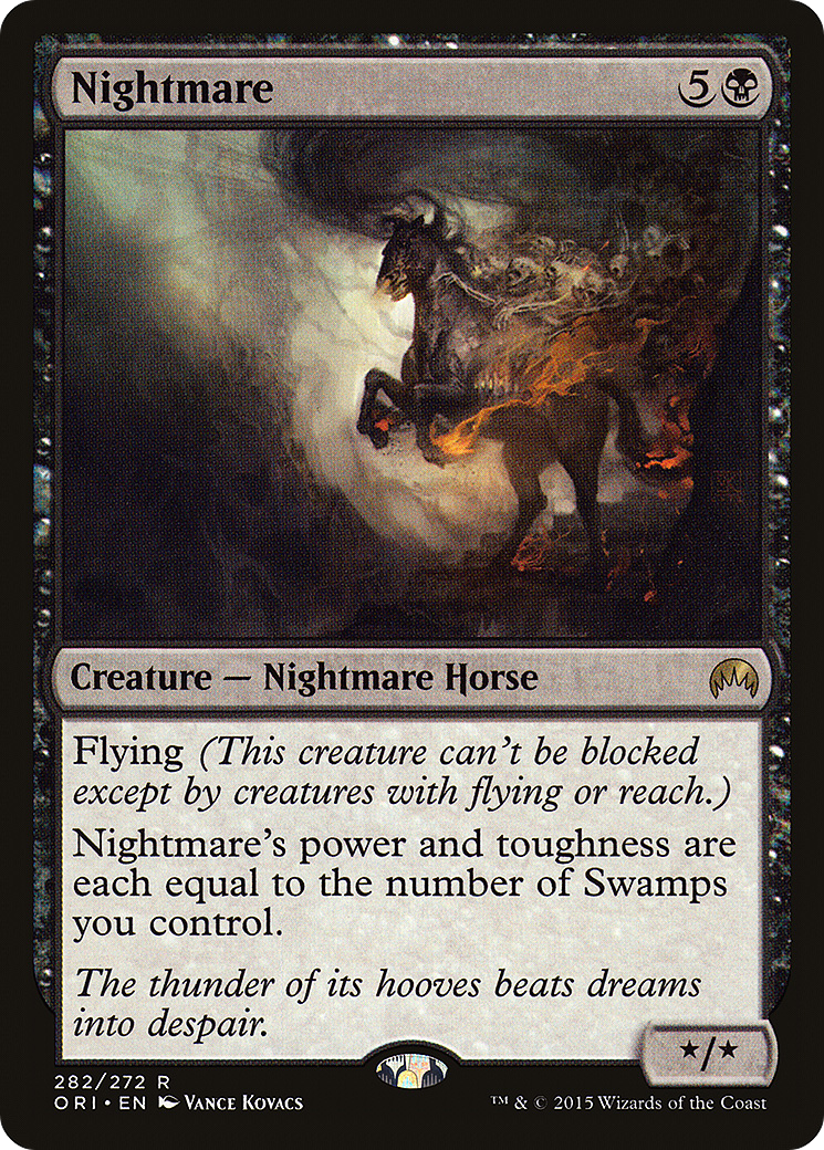 Image of Nightmare (ORI-282) - Magic Origins Foil