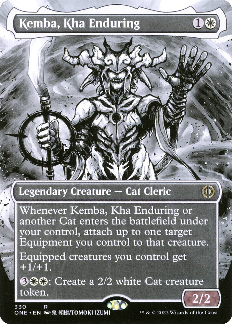 Image of Kemba, Kha Enduring (Borderless Manga) [Phyrexia: All Will Be One]